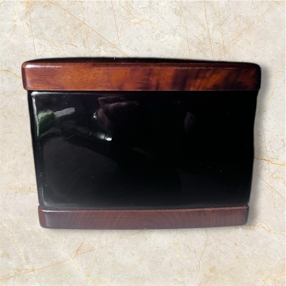 Lincoln Continental Black Walnut Jewelry Box - Picture 5 of 9